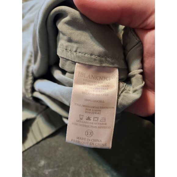 BLANKNYC / GOOD TIMES AHEAD Moto green JACKET Size 1x - Picture 5 of 6